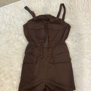 Brown SHEIN jumpsuit